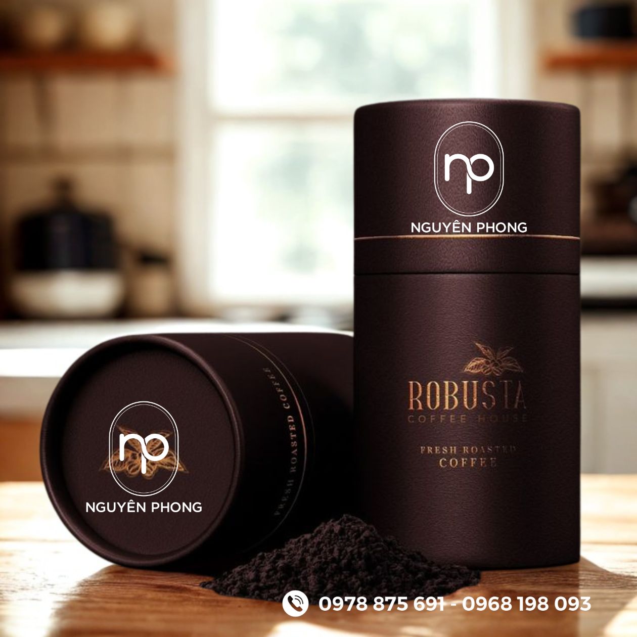 Mẫu hộp giấy đựng cacao

